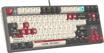 Клавиатура A4Tech Bloody S87 Pixels Red механическая серый/белый USB Multimedia for gamer LED (S87 PIXELS) от магазина РЭССИ