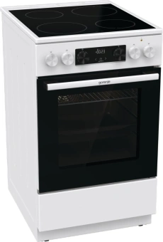 Плита Электрическая Gorenje GEC5C61WG белый стеклокерамика (без крышки) от магазина РЭССИ
