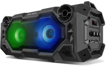 Колонка порт. Sven АС PS-500 черный 36W 1.0 BT/3.5Jack 10м 2000mAh (SV-018757) от магазина РЭССИ
