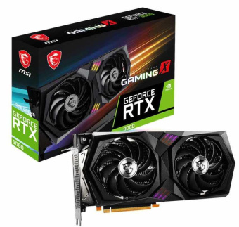 Видеокарта MSI PCI-E 4.0 RTX 3060 GAMING X 12G NVIDIA GeForce RTX 3060 12288Mb 192 GDDR6 1837/15000 HDMIx1 DPx3 HDCP Ret от магазина РЭССИ