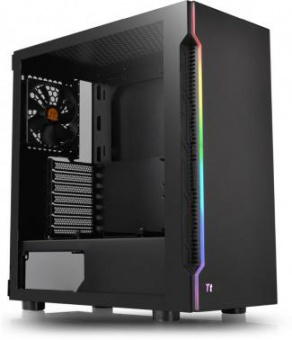 Корпус Thermaltake H200 TG RGB черный без БП ATX 2xUSB3.0 audio bott PSU от магазина РЭССИ