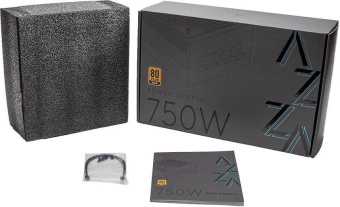 Блок питания Azza ATX 750W PSAZ-750G 80+ gold (20+4pin) APFC 120mm fan 6xSATA Cab Manag RTL от магазина РЭССИ