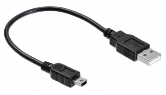 Кабель Buro OTG_MINI USB A(f) mini USB B (m) 0.2м черный от магазина РЭССИ
