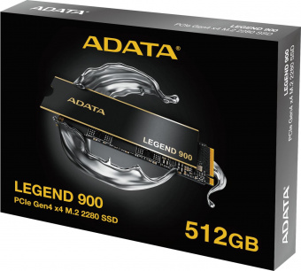Накопитель SSD A-Data PCIe 4.0 x4 512GB SLEG-900-512GCS Legend 900 M.2 2280 от магазина РЭССИ