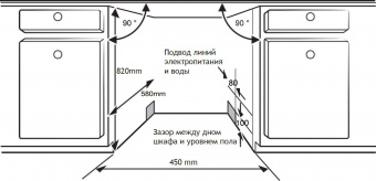 Посудомоечная машина встраив. Weissgauff BDW 4150 Touch DC Inverter узкая серебристый от магазина РЭССИ
