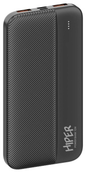 Мобильный аккумулятор Hiper SM10000 10000mAh 2.4A 2xUSB черный (SM10000 BLACK) от магазина РЭССИ