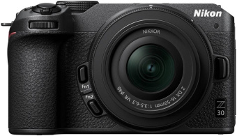 Зеркальный Фотоаппарат Nikon Z 30 Kit черный NIKKOR Z DX 16-50mm f/3.5-6.3 VR 3" 4K SDXC Li-ion от магазина РЭССИ