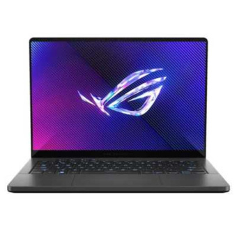 Ноутбук Asus ROG Zephyrus G14 GA403UV-QS096 Ryzen 9 8945HS 16Gb SSD512Gb NVIDIA GeForce RTX4060 8Gb 14" OLED 3K (2880x1800) noOS grey WiFi BT Cam (90NR0I01-M005B0) от магазина РЭССИ