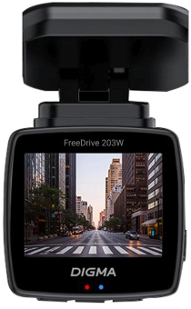 Видеорегистратор Digma FreeDrive 203W черный 2Mpix 1080x1920 1080p 120гр. MSTAR 8336 от магазина РЭССИ