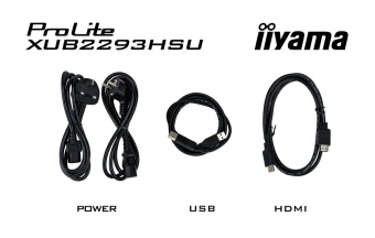Монитор Iiyama 21.5" ProLite XUB2293HSU-B7 черный IPS LED 16:9 HDMI M/M матовая HAS Piv 300cd 178гр/178гр 1920x1080 100Hz DP FHD USB 3.9кг от магазина РЭССИ