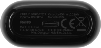 Гарнитура внутриканальные QCY T10 черный беспроводные bluetooth в ушной раковине от магазина РЭССИ