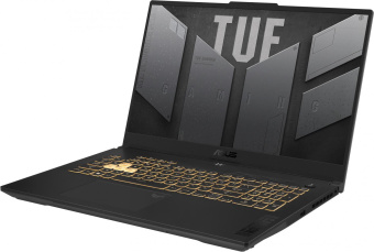 Ноутбук Asus TUF Gaming F17 FX707ZV4-HX076 Core i7 12700H 16Gb SSD512Gb NVIDIA GeForce RTX4060 8Gb 17.3" IPS FHD (1920x1080) noOS grey WiFi BT Cam (90NR0FB5-M004H0) от магазина РЭССИ