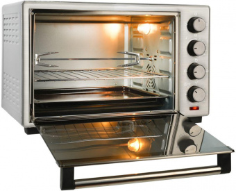 Мини-печь GFGril GFO-39 MIRROR 38л. 1600Вт нержавеющая сталь от магазина РЭССИ