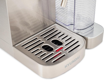 Кофеварка рожковая Hyundai HEM-9999 1350Вт серебристый от магазина РЭССИ