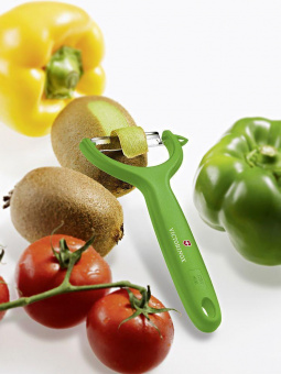 Овощечистка для овощей и фруктов Victorinox Tomato and Kiwi зеленый (7.6079.4) от магазина РЭССИ