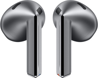 Гарнитура вкладыши Samsung Galaxy Buds 3 серебристый беспроводные bluetooth в ушной раковине (SM-R530NZAACIS) от магазина РЭССИ