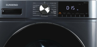 Стиральная машина SunWind SWFD8401 класс: B загр.фронтальная макс.:8кг (с сушкой) темно-серый от магазина РЭССИ