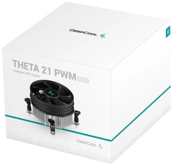 Устройство охлаждения(кулер) Deepcool Theta 21 PWM Soc-1700/1851 серебристый/черный 4-pin 30.2dB Al 95W 256gr Ret (DP-ICAP-T21P-17) от магазина РЭССИ
