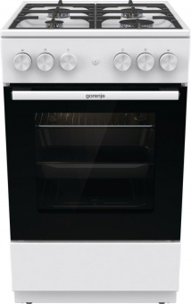 Плита Газовая Gorenje GG5A11WF белый (без крышки) реш.чугун от магазина РЭССИ
