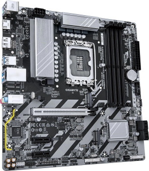 Материнская плата Gigabyte B860M D3HP Soc-1851 Intel B860 4xDDR5 mATX AC`97 8ch(7.1) GbLAN RAID+HDMI+DP от магазина РЭССИ