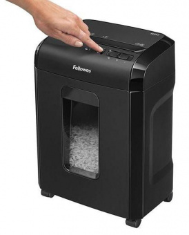 Шредер Fellowes PowerShred 10M (секр.P-5) перекрестный 10лист. 19лтр. скобы пл.карты от магазина РЭССИ