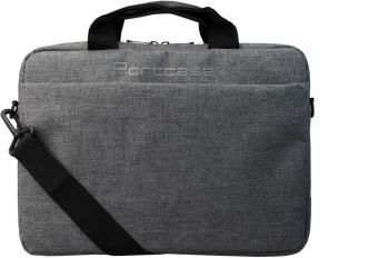 Сумка для ноутбука 14" Portcase KCB-1614 серый нейлон/полиэстер (KCB-1614 GREY) от магазина РЭССИ