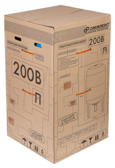 Гидроаккумулятор Джилекс В 200 200л 8бар голубой (7201) от магазина РЭССИ