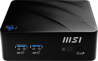 Неттоп MSI Cubi N JSL-041RU slim Cel N4500 (1.1) 4Gb SSD128Gb UHDG Windows 11 Professional GbitEth WiFi BT 65W черный (9S6-B0A111-083) от магазина РЭССИ