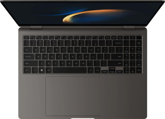 Ноутбук Samsung Galaxy Book 3 Pro 360 NP964 Core i7 1360P 32Gb SSD1Tb Intel Iris Xe graphics 16" AMOLED Touch 3K (2880x1800) Windows 11 Professional graphite WiFi BT Cam (NP964QFG-KA3US) от магазина РЭССИ