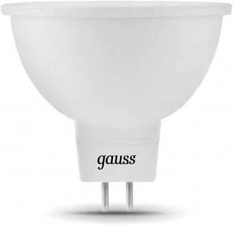 Лампа светодиодная Gauss Black 7Вт цок.:GU5.3 рефлектор 220B 3000K св.свеч.бел.теп. MR16 (упак.:10шт) (101505107) от магазина РЭССИ