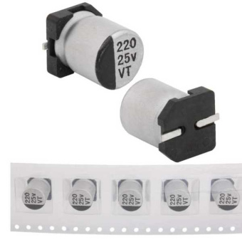 220 uF 25 V 105C 8*10.5 VT от магазина РЭССИ