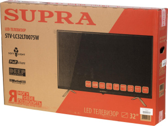 Телевизор LED Supra 32" STV-LC32LT0075W черный HD 50Hz DVB-T DVB-T2 DVB-C (RUS) от магазина РЭССИ