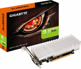 Видеокарта Gigabyte PCI-E GV-N1030SL-2GL NVIDIA GeForce GT 1030 2048Mb 64 GDDR5 1227/6008 HDMIx1 HDCP Ret low profile от магазина РЭССИ