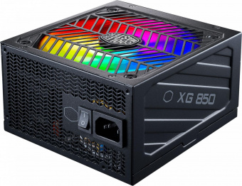 Блок питания Cooler Master ATX 850W XG850 PLATINUM Plus 80+ platinum (24+8+4+4pin) APFC 135mm fan color LED 12xSATA Cab Manag RTL от магазина РЭССИ