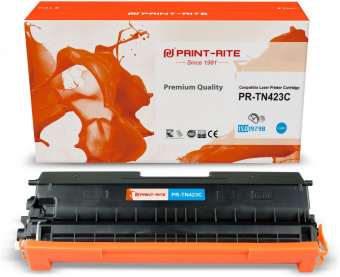 Картридж лазерный Print-Rite TFBAB1CPU1J PR-TN423C TN-423C голубой (4000стр.) для Brother DCP L8410CDW/HL L8260CDW/MFC L8690CDW от магазина РЭССИ