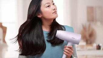 Фен Philips BHD341/10 2100Вт сиреневый/фиолетовый от магазина РЭССИ