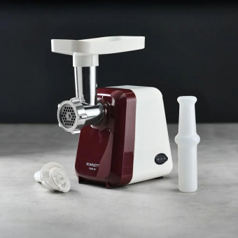 Мясорубка Scarlett SC-MG45S62 1800Вт белый/красный от магазина РЭССИ