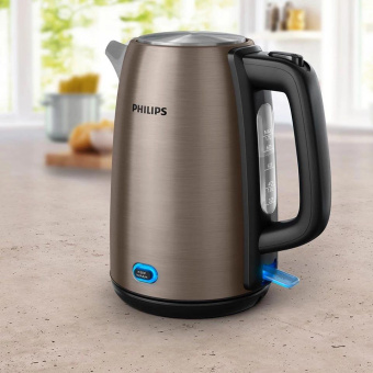 Чайник электрический Philips HD9355/92 1.7л. 1740Вт медный корпус: нерж.сталь/пластик от магазина РЭССИ