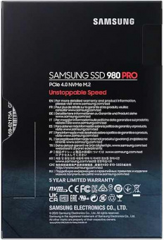 Накопитель SSD Samsung PCI-E 4.0 x4 250Gb MZ-V8P250BW 980 PRO M.2 2280 от магазина РЭССИ