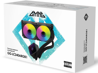Система водяного охлаждения GMNG GG-LC240ARGB1 ARGB 120x120x25mm Soc-AM5/AM4/1151/1200/2066/1700 черный 4-pin 22-35dB Al+Cu 260W 1200gr Ret (GG-LC240ARGB1-BK) от магазина РЭССИ