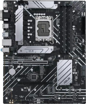 Материнская плата Asus PRIME B660-PLUS D4 Soc-1700 Intel B660 4xDDR4 ATX AC`97 8ch(7.1) 2.5Gg RAID+HDMI+DP от магазина РЭССИ