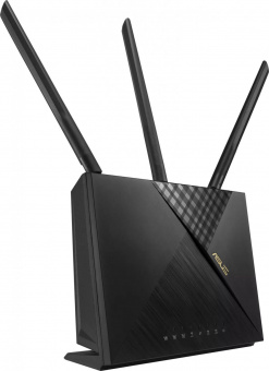 Роутер беспроводной Asus 4G-AX56 AX1800 10/100/1000BASE-TX/4G cat.6 черный от магазина РЭССИ