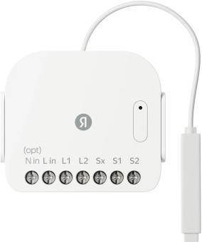 Умное реле Yandex YNDX-00538 2канал. белый от магазина РЭССИ