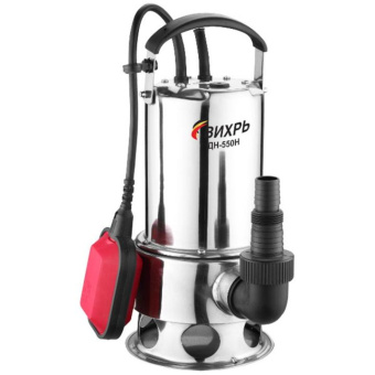 Насос дренажный Вихрь ДН-550Н 550Вт 10000л/час (68/2/4) от магазина РЭССИ