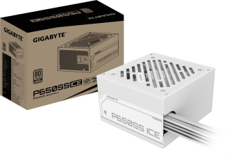 Блок питания Gigabyte ATX 650W GP-P650SS ICE 80+ silver (20+4pin) APFC 120mm fan 5xSATA RTL от магазина РЭССИ