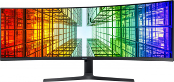 Монитор Samsung 49" LS49A950UIIXCI черный VA LED 32:9 HDMI M/M матовая HAS Piv 250cd 178гр/178гр 5120x1440 120Hz DP 2K USB 14.6кг от магазина РЭССИ