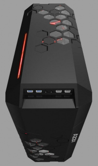 Корпус Formula V-LINE 6000-RGB черный без БП ATX 2x120mm 2xUSB2.0 2xUSB3.0 audio front door bott PSU от магазина РЭССИ
