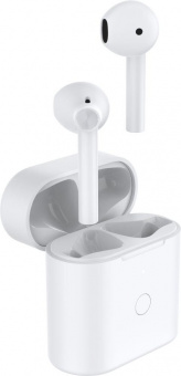 Гарнитура вкладыши QCY T7 белый беспроводные bluetooth в ушной раковине от магазина РЭССИ