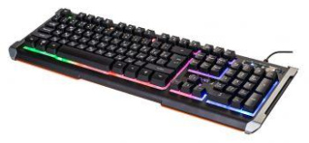 Клавиатура Оклик 710G BLACK DEATH черный/серый USB Multimedia for gamer LED от магазина РЭССИ