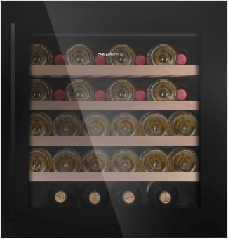 Винный шкаф Maunfeld MBWC-92S36 1-нокамерн. черный стекло (КА-00018705) от магазина РЭССИ